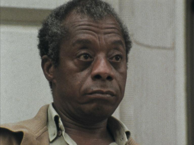 Nahaufnahme von James Baldwin