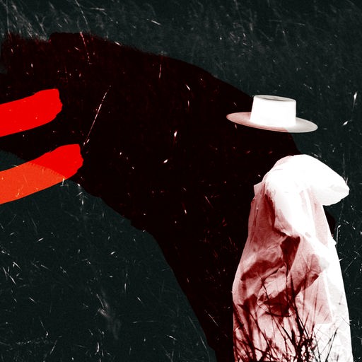 Das Bild zeigt eine Gestalt mit Mantel und Hut in der Dunkelheit. Der Krimi-Hörspiel-Podcast von Deutschlandfunk Kultur